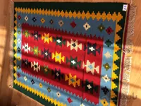 گلیم دو رو دستبافت رج Code 55 G ا Persian handmade kilim