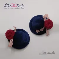 گیره مو انبری کلاه مخمل