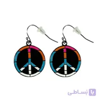 گوشواره زنانه طرح صلح کد RG-ER 100