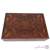جعبه رومیزی تی بگ و تنقلات و زیر لیوانی مدل coffee کد GT65