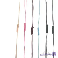 بند دستبند نخی مدل آسانسوری (8 رنگ)
