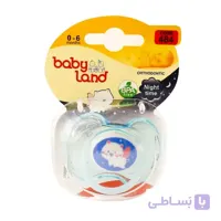 پستانک فندوقی بیبی لند تمام سیلیکونی ا Baby Land All Silicone Hazelnut Pacifier