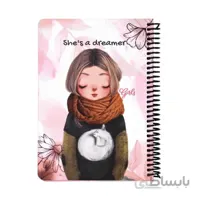 دفتر دات نوت طرح دختران Girls سایز A5 کد 04