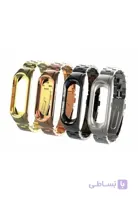 بند استیل فلزی رولکسی مناسب برای می بند 5 شیائومی | Xiaomi Mi Band 5 Milanese Metal Stainless Steel Wrist Strap