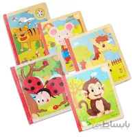 پازل چوبی کتابی قطعه کوچک