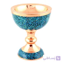 سنگاب فیروزه کوب مسی ۳۳ سانتی متر