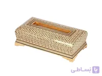 جعبه دستمال کاغذی خاتم کاری مدل اداری