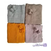پتو بافت نوزادی مدل گیسو