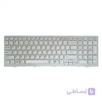 کیبورد لپ تاپ سونی VPC-EE سفید-با فریم
