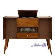 گرامافون پایه دار لوتوس مدل 9799 ماهگونی