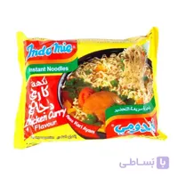 نودل مرغ اندومی با طعم ادویه کاری : وزن 75 گرم