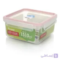 ظرف فریزری مربع هوم کوتاه هوم کت ۱۵۱۰ میلی لیتری