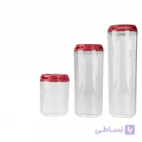 ست جا حبوباتی پلاستیکی هوم کت مدل النا