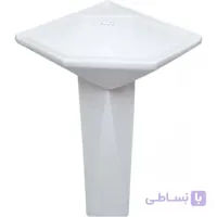 روشویی پایه دار کنج پارس سرام مدل دیاموند
