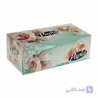 دستمال کاغذی 300 برگ پاپیا در بسته 48 عددی ا papia napkin 300leaves