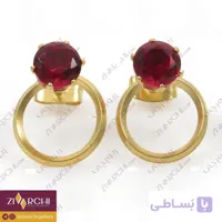 گوشواره میخی (طرح حلقه) 718