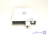 شارژر موبایل الدینیو 6 پورت به همراه پاوربانک مدل A6802