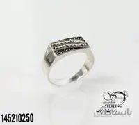 انگشتر نقره مردانه طرح شاه