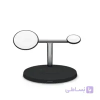 شارژر بی سیم 15 وات بلکین | Belkin 3-in-1 Wireless Charger With MagSafe