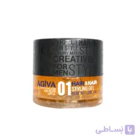 ژل موی سر آگیوا مدل wet look 01 حجم ۷۰۰ میلی لیتر AGIVA