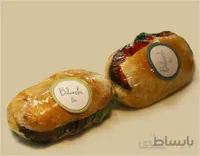 چاپاتا ژامبون - لذیذ - تهیه شده از بهترن مواد غذایی ارگانیک - غذای سالم- میان وعده خوشمزه ا Chapata ham - delicious - made from the best organic food - healthy food - delicious snack