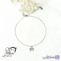 پابند نقره زنانه طرح پروانه