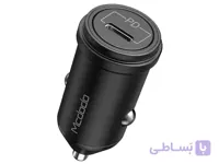 شارژر فندکی فست شارژ مک دودو مدل CC-7490 ا طراحی مینی، فست شارژ Fast Charge، شارژ سریع و ایمن، فناوری PD، دارای درگاه Type-C، توان خروجی 18 وات، شدت جریان 3 آمپر