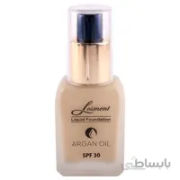 کرم پودر Spf30 لوسمنت حاوی روغن آرگان و آلوئه ورا حجم 30 میل