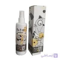 اسپری ضد کک و کنه یو اس پت مدل Flea & Tick Control حجم 120 ‌میلی‌لیتر