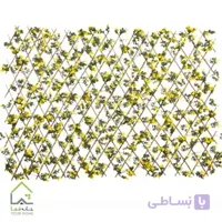 فنس آکاردئونی با ریسه گیاه مصنوعی