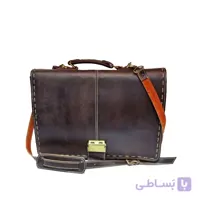 کیف اداری زیر بند سه رمز چرم طبیعی تبریز