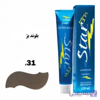 رنگ مو بلوند بژ متوسط استار STAR سری بژ شماره 7.31 حجم 120 میلی لیتر