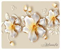 پوستر گل سه بعدی 042
