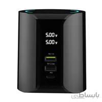 شارژر وایرلس رومیزی کلومن پلاس مدل KCH-1+ به همراه دو پورت USB و یک پورت USB-C با پشتیبانی از تکنولوژی PD