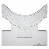 جدول بتنی پلیمری مدل پرده ای - سفید