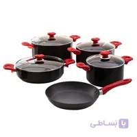 سرویس قابلمه هاردآنادایزد کارال مدل پادیشا (9 پارچه) ا Karal Hard-Anodized Padisha Cookware Set 9 Pieces