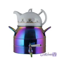 کتری و قوری هفت رنگ ستاره‌ای ۴ لیتری