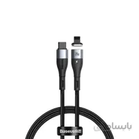 کابل آهنربایی تایپ سی به لایتنینگ سریع بیسوس Baseus Zinc Magnetic Type-C to iP PD 20W Cable 2m ا Baseus Zinc Magnetic Type-C to iP PD 20W Cable 2m CATLXC-01