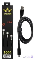 کابل شارژر اندروید فست شارژ بلک استون 2.8 امپر ا blackstone