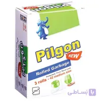 کیسه زباله 3 رول کوچک جعبه ای زرد پیلگون