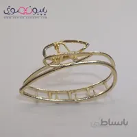 کلیپس مو فلزی مدل اشک طلایی