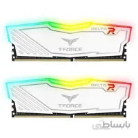 رم دسکتاپ DDR4 دو کاناله 3600 مگاهرتز CL18 تیم گروپ مدل DELTA RGB ظرفیت 16گیگابایت ا Team Group DELTA RGB DDR4 3600MHz CL18 DUAL Desktop RAM - 16GB