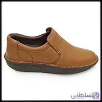 کفش طبی چرم مردانه مدل گاتا بی بند