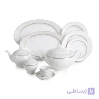 سرویس چینی 102 پارچه چینی زرین سری ایتالیا اف مدل هدیه
