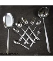سرویس قاشق و چنگال 139 پارچه یونیک 18/10 طرح ناخنی