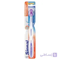 مسواک سیگنال دابل – عملکرد دو برابر + ۲۵ % سازگاری بیشتر – سایز متوسط – Signal Toothbrush Double action – Medium