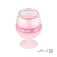 بالم لب طرح شراب رمانتیک romantic bear lip balm light in dark