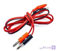 کابل و گیره سوسماری 1 متری (یک جفت)