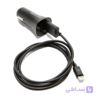 شارژر فندکی با کابل Lightning مدل EC20079 اینکیس