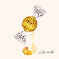شکلات پذیرایی لینت لیندور توپی سفید انبه و خامه - 250 گرمی
